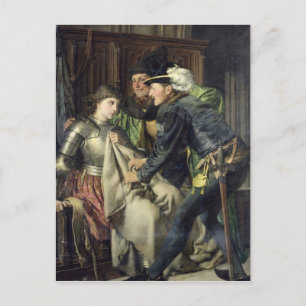 Cartão Postal Joana d'Arc Insulta na Prisão, 1866