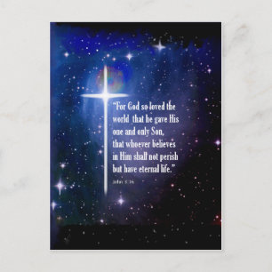 Cartão Postal João 3:16