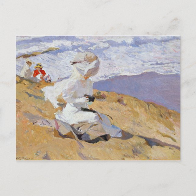Cartão Postal Joaquin Sorolla - Capturando o Momento (Frente)