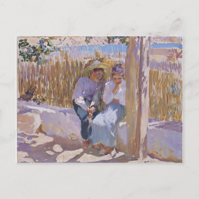 Cartão Postal Joaquín Sorolla- Idyll, Javea (Frente)