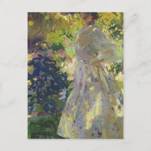 Cartão Postal Joaquín Sorolla- Maria vestida de menina valencian