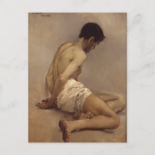 Cartão Postal Joaquín Sorolla - Pintura acadêmica da natureza