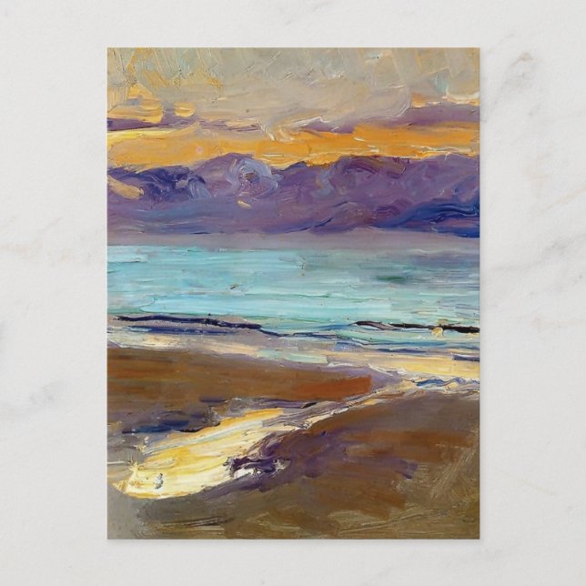 Cartão Postal Joaquín Sorolla - Seashore (Frente)
