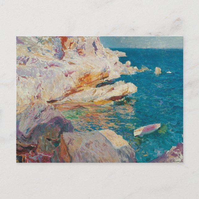 Cartão Postal Joaquin Sorolla Y Bastida - Rochas Em Javea. (Frente)