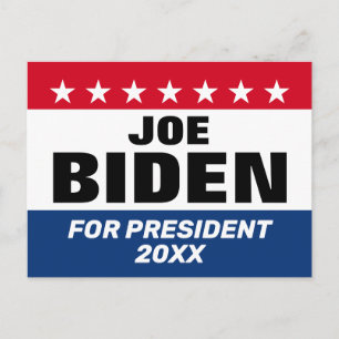 Cartão Postal Joe Biden 2024 - Classic Design