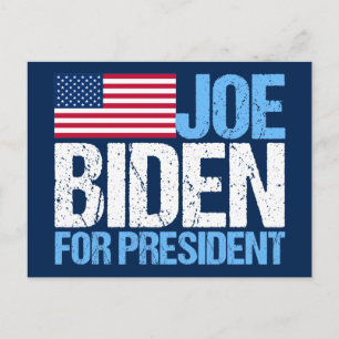 Cartão Postal Joe Biden para Presidente