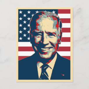 Cartão Postal Joe Biden Patriotic