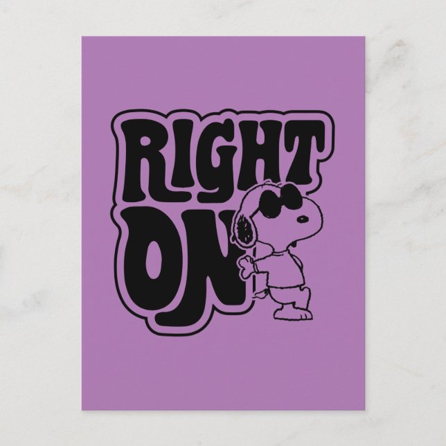 Cartão Postal Joe Legal - Direita Em (Frente)