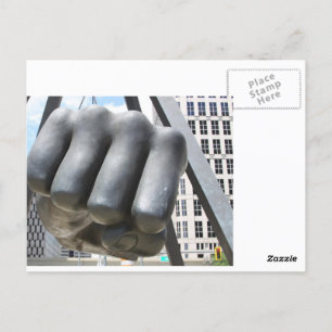 Cartão Postal Joe Louis Fist