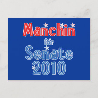 Cartão Postal Joe Manchin para a Design do Senado 2010 Star