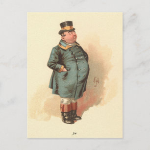 Cartão Postal Joe (O Garoto Gordo) Kyd, Dickens Os Papéis De Pic