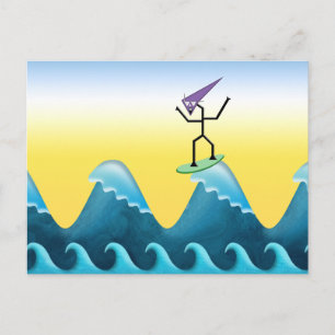 Cartão Postal Joe Surfer