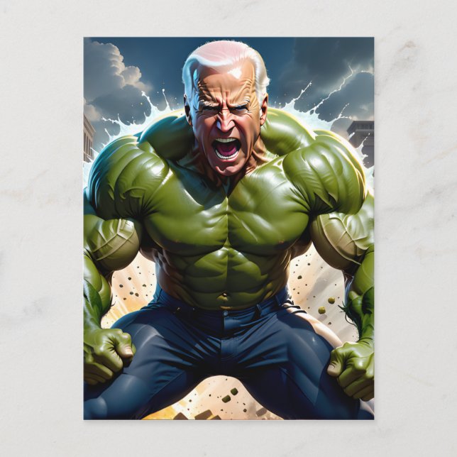 Cartão Postal Joey B. furioso 'Sem Malarkey' de Scranton, PA (Frente)