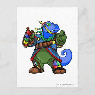 Cartão Postal Jogador da Ilha Grarrl Roo