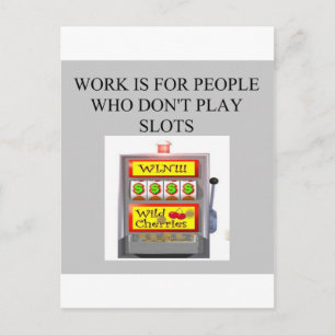 Cartão Postal jogador de cassino