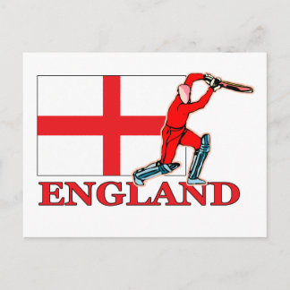 Cartão Postal Jogador de críquete inglês