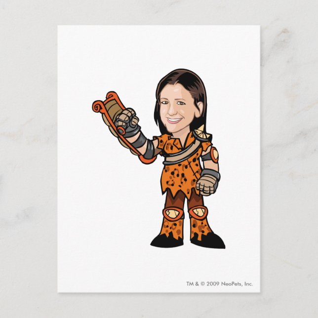 Cartão Postal Jogador de Funcionarios LornaDesparow Tyrannia (Frente)