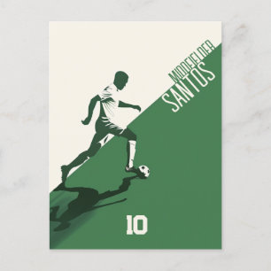 Cartão Postal Jogador de futebol