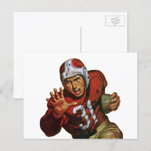 Cartão Postal Jogador De Futebol Do Vintage No. 31