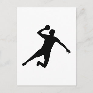 Cartão Postal Jogador de handebol
