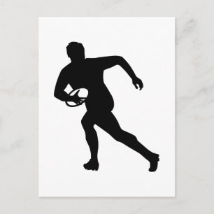 Cartão Postal Jogador de Rugby