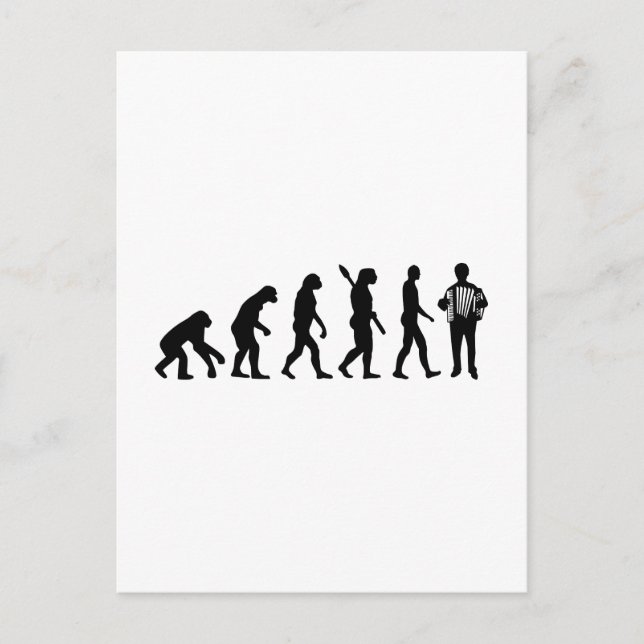 Cartão Postal Jogador do Evolution Accordion (Frente)
