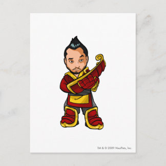 Cartão Postal Jogador dos funcionarios de Bancha Ninja Shenkuu