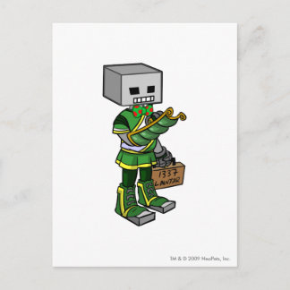 Cartão Postal Jogador dos funcionarios de Lawyerbot Brightvale