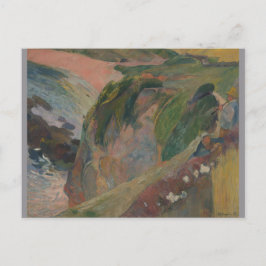 Cartão Postal Jogador Flageolet no Cliff Paul Gauguin