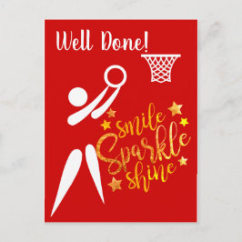 Cartão Postal Jogador GS achou bem feito o Netball