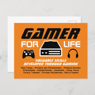 Cartão Postal Jogador pela vida