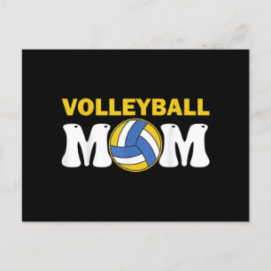 Cartão Postal Jogadora Engraçada no Dia da Camisa de Voleibol Fe