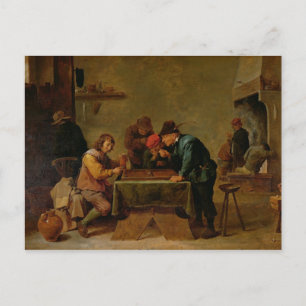 Cartão Postal Jogadores de gamão, c.1640-45