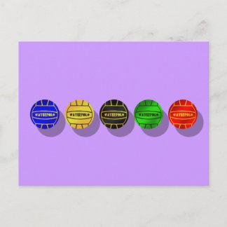 Cartão Postal Jogadores de polo aquático e jogadores de polo aqu