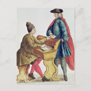 Cartão Postal Jogando a lotaria Venetian