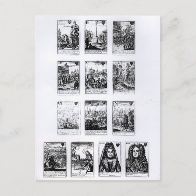 Cartão Postal Jogando cartas comemorando (Frente)