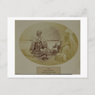 Cartão Postal Jogis ou Cobra Charmers, Hindus de baixa casta da