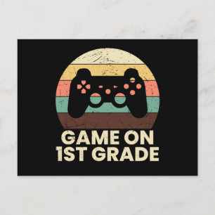 Cartão Postal Jogo De Professores Do Primeiro Grau Jovens Jogado
