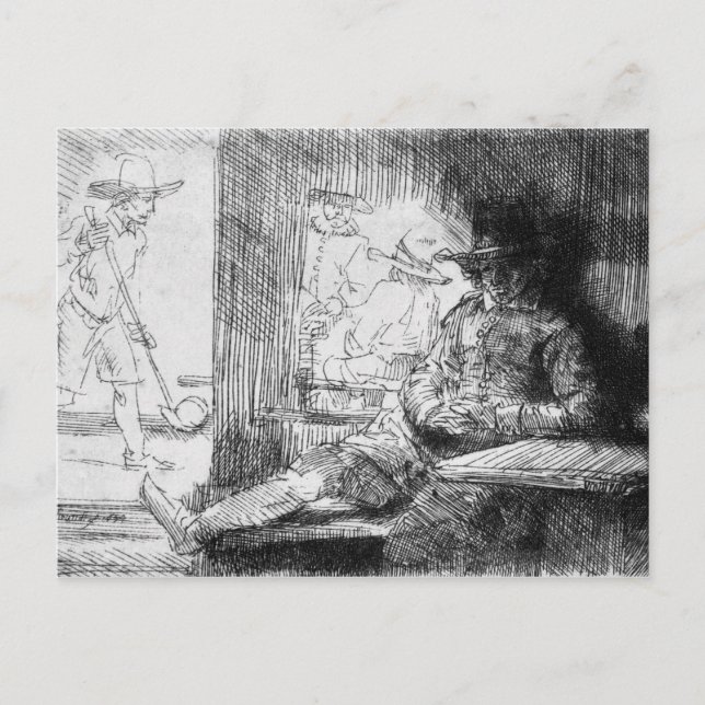 Cartão Postal Jogo Kolf, 1654 (Frente)