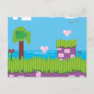 Cartão Postal Jogo Retro
