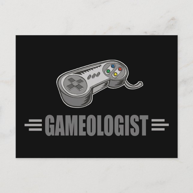 Cartão Postal Jogos de vídeo incríveis (Frente)