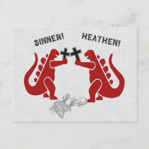 Cartão Postal Jogos Dinossauros