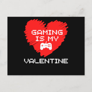 Cartão Postal Jogos é o meu Dia de os namorados de Coração de Jo