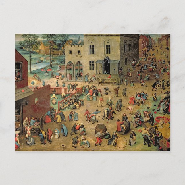 Cartão Postal Jogos infantis, 1560 (Frente)