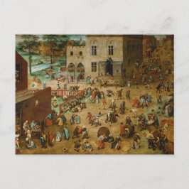 Cartão Postal Jogos Infantis de Pieter Bruegel, o Velho