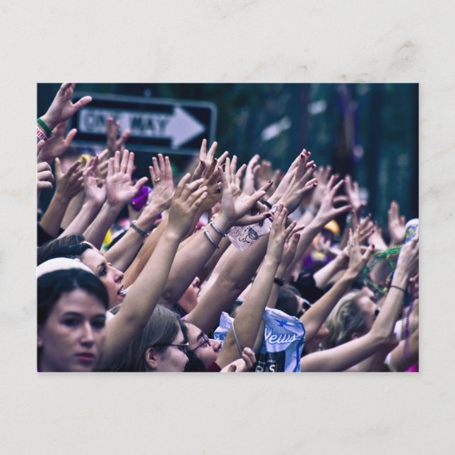 Cartão Postal Jogue-me algo senhor (Frente)