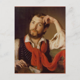 Cartão Postal Johann Reiter Autorretrato