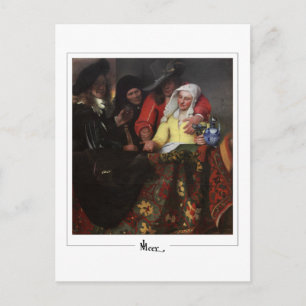 Cartão Postal Johannes Vermeer #10 - Arte Refinada