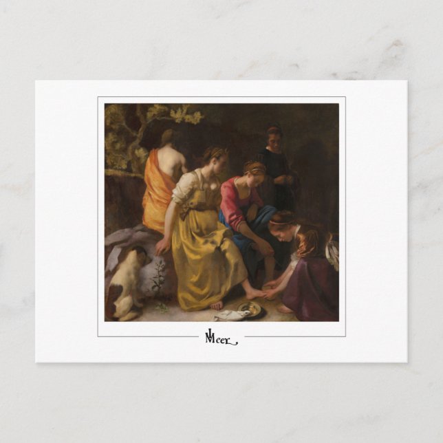 Cartão Postal Johannes Vermeer #16 - Belas Artes (Frente)