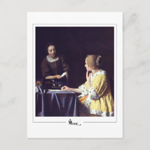 Cartão Postal Johannes Vermeer #22 - Belas Artes